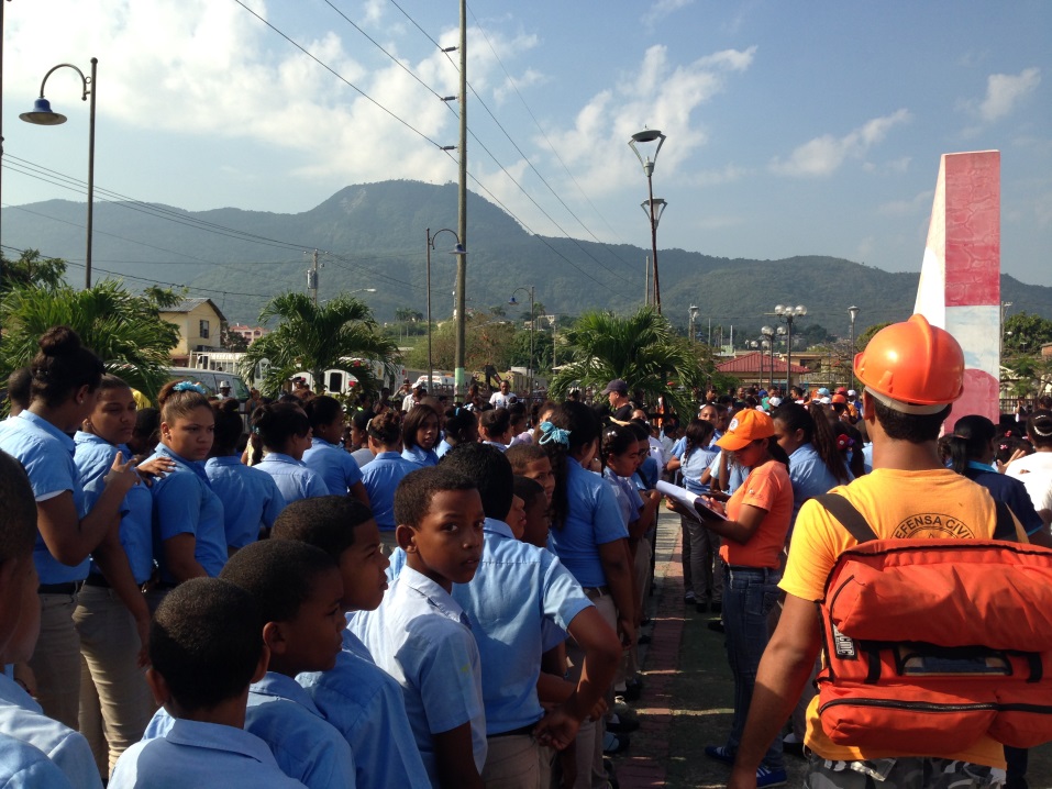 Schools practicing tsunami evacuation